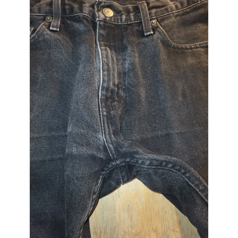 Tommy Hilfiger Brand Denim Jeans Mens 33x30 Black Classic Straight 2010 - Picture 5 of 6